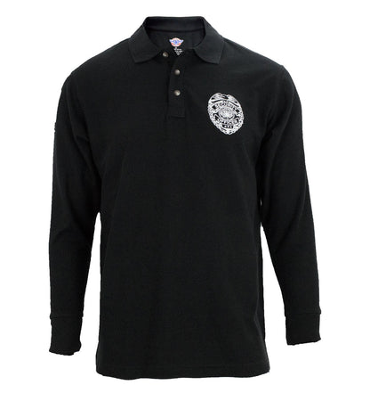 POLY/COTTON SECURITY LONG SLEEVE POLO SHIRT