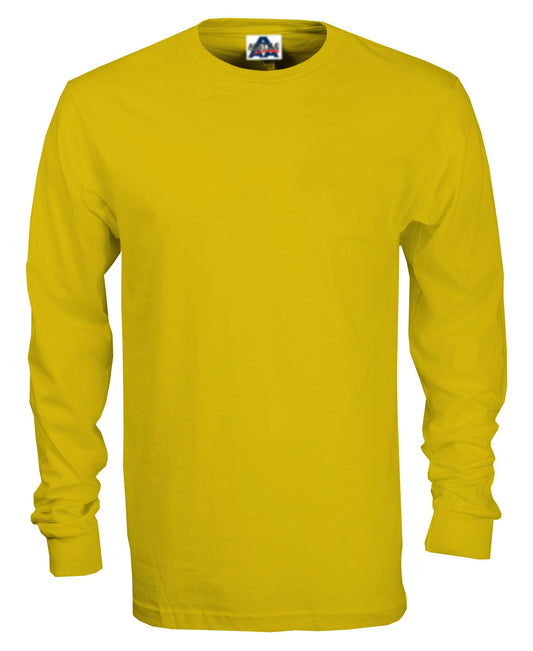 PLAIN POLY COTTON LONG SLEEVES T SHIRT