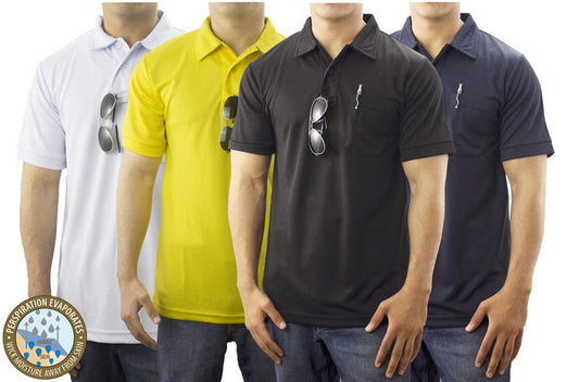 PRO-DRY POLO SHIRT WITH ONE POCKET