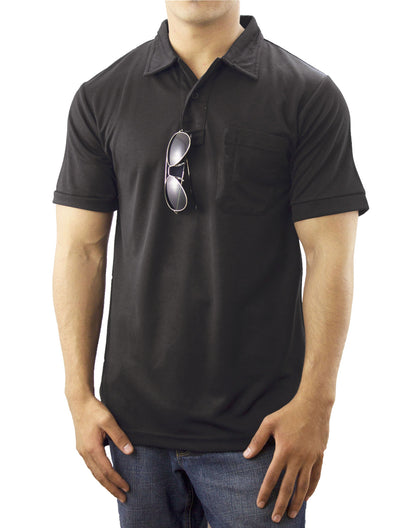 PRO-DRY POLO SHIRT WITH ONE POCKET