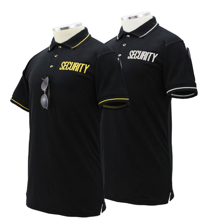 POLYCOTTON SECURITY TACTICAL STRIPE POLO SHIRTS