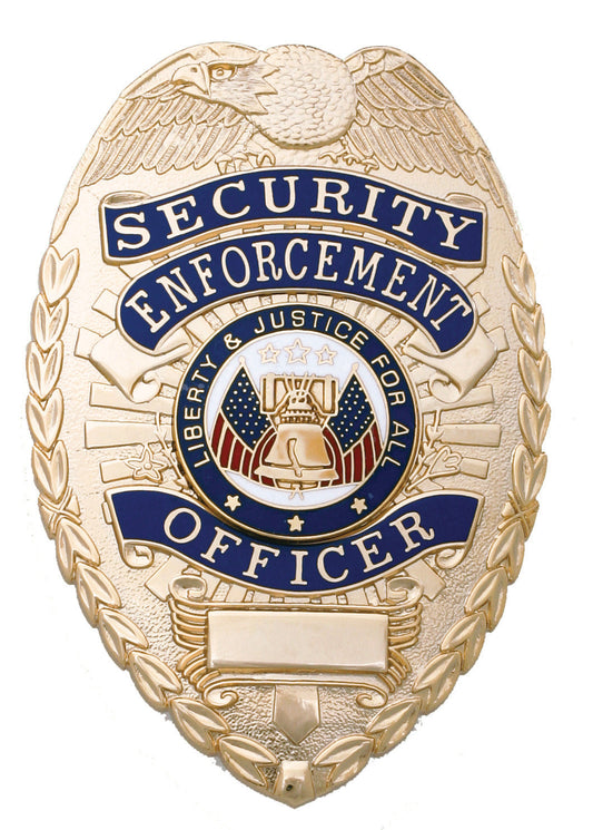 Security Enforcement Officer Gold Shield Badge