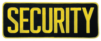 Security Black Emblem (10 7/8" x 4")