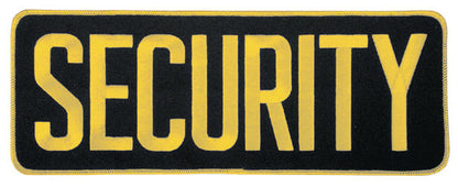 Security Black Emblem (10 7/8" x 4")