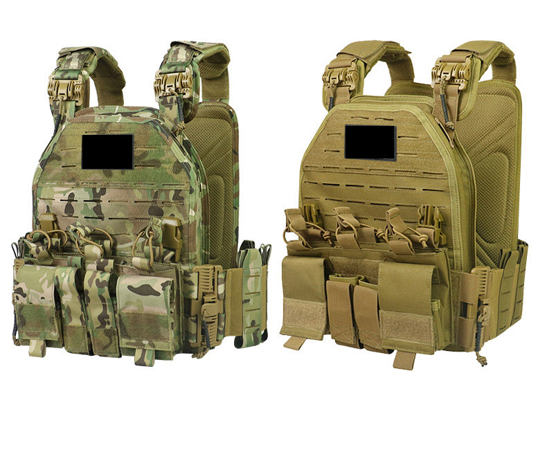 6094 Tactical Vest, Molle Outdoor Camouflage Vest, 1000d Combat Protective Gear, Quick-Release Amazon New Model