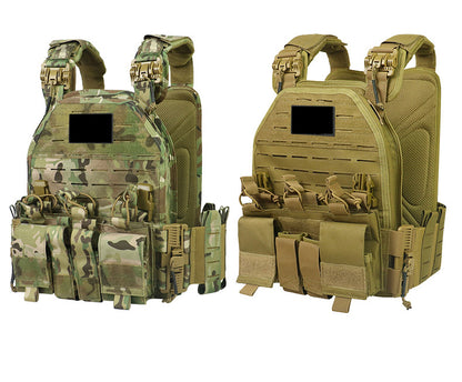 6094 Tactical Vest, Molle Outdoor Camouflage Vest, 1000d Combat Protective Gear, Quick-Release Amazon New Model