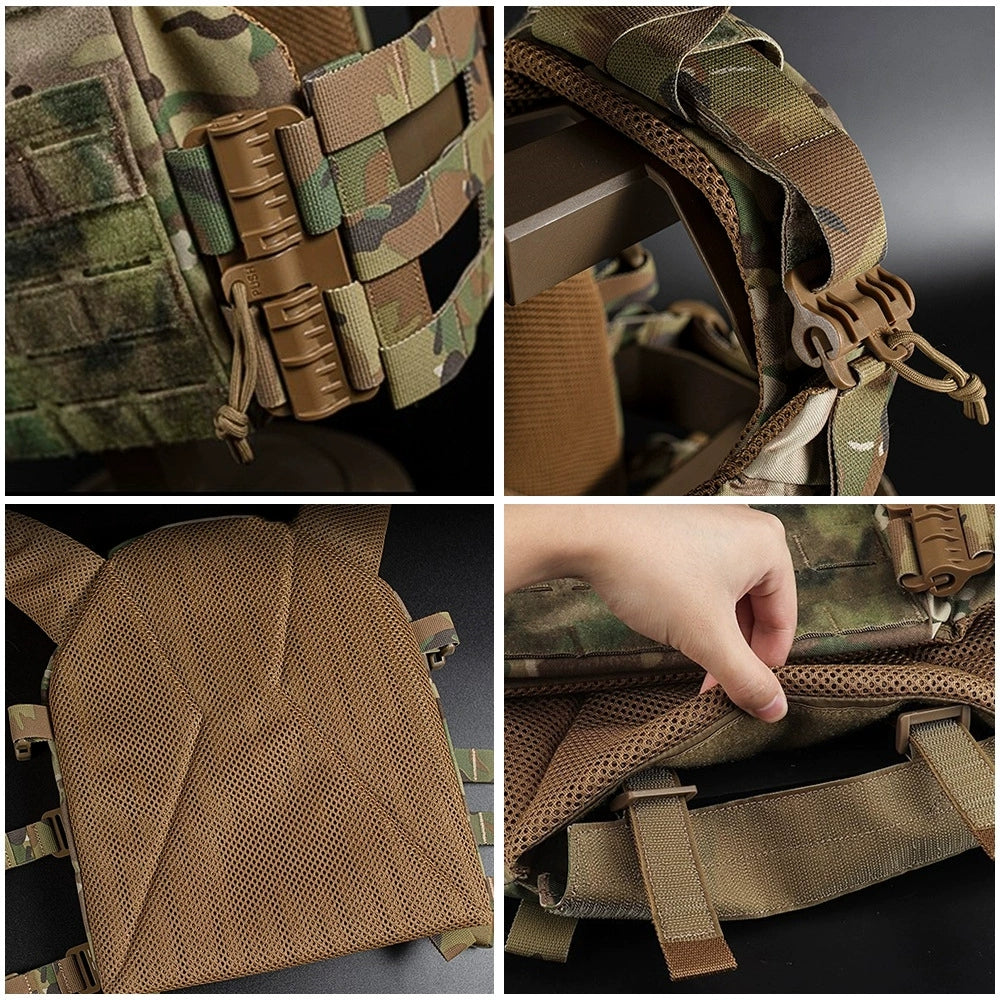 Cross-Border Quick-Release Tactical Vest, Outdoor Enthusiast Protective Gear, Combat Vest, Men's Quick-Release Training Uniform