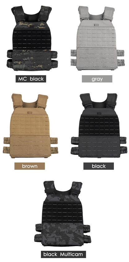 Outdoor Multifunctional Tactical Vest Lightweight Sweatshirt Breathable Abrasion-Resistant Stab-Proof Suit Fan Vest