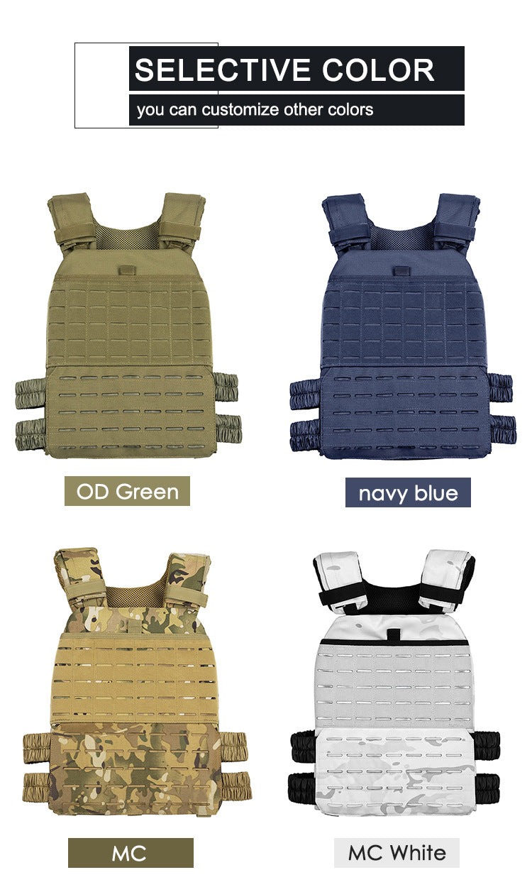 Outdoor Multifunctional Tactical Vest Lightweight Sweatshirt Breathable Abrasion-Resistant Stab-Proof Suit Fan Vest