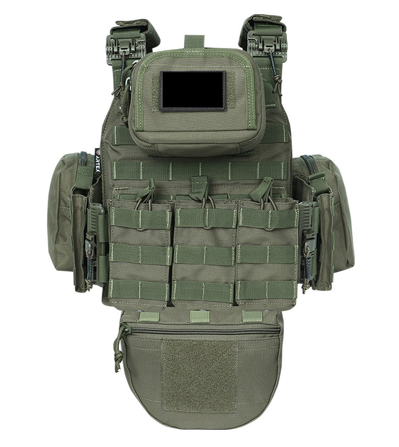 New Quick-Release Tactical Vest with Multi-Functional Extension System, Breathable, Wear-Resistant, Suitable for Outdoor Use and Stab Protection.
