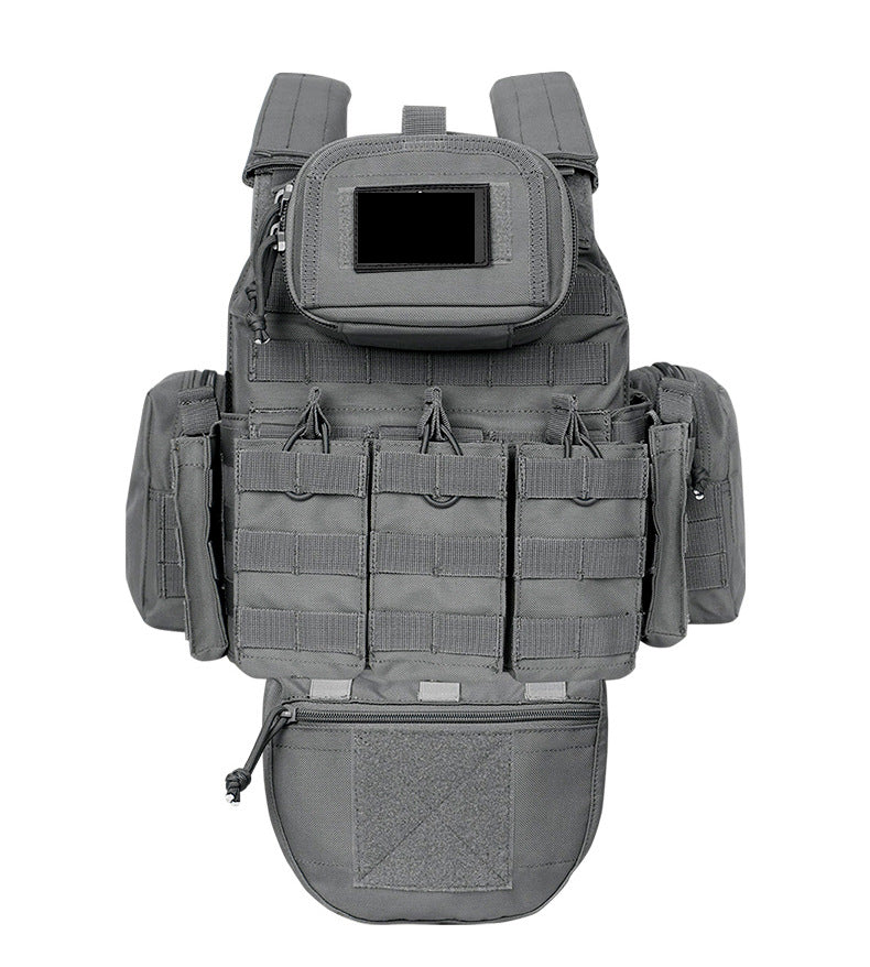 New Quick-Release Tactical Vest with Multi-Functional Extension System, Breathable, Wear-Resistant, Suitable for Outdoor Use and Stab Protection.