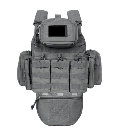 New Quick-Release Tactical Vest with Multi-Functional Extension System, Breathable, Wear-Resistant, Suitable for Outdoor Use and Stab Protection.