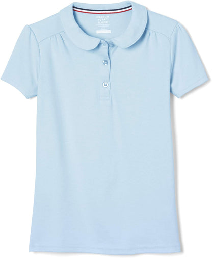 Girls' Short Sleeve Peter Pan Collar Polo