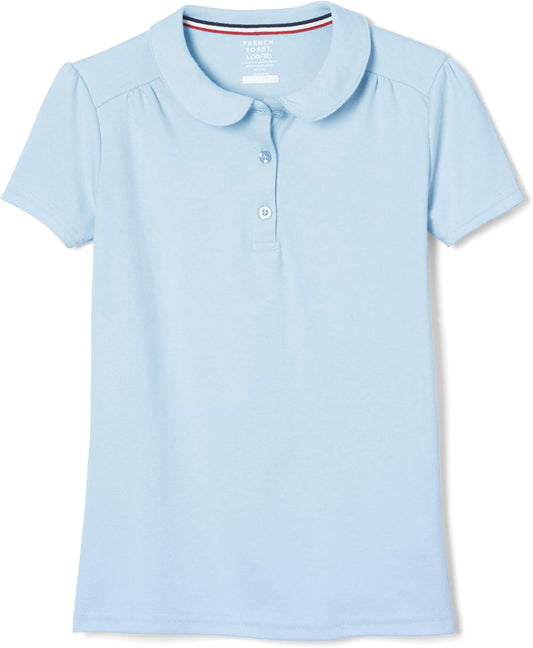 Girls' Short Sleeve Peter Pan Collar Polo