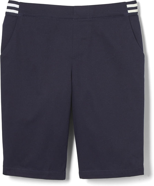 Girls' Pull-on Stretch Contrast Waistband Shorts