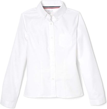 Girls' Long Sleeve Oxford Blouse