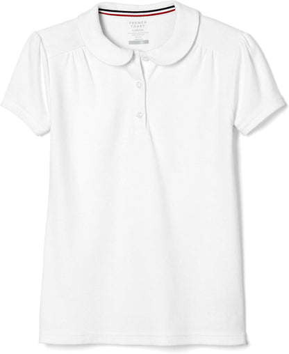 Girls' Short Sleeve Peter Pan Collar Polo