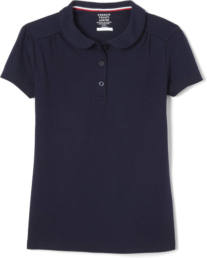 Girls' Short Sleeve Peter Pan Collar Polo