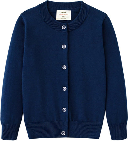 Cardigans Sweater Cotton Button Solid Long Sleeve