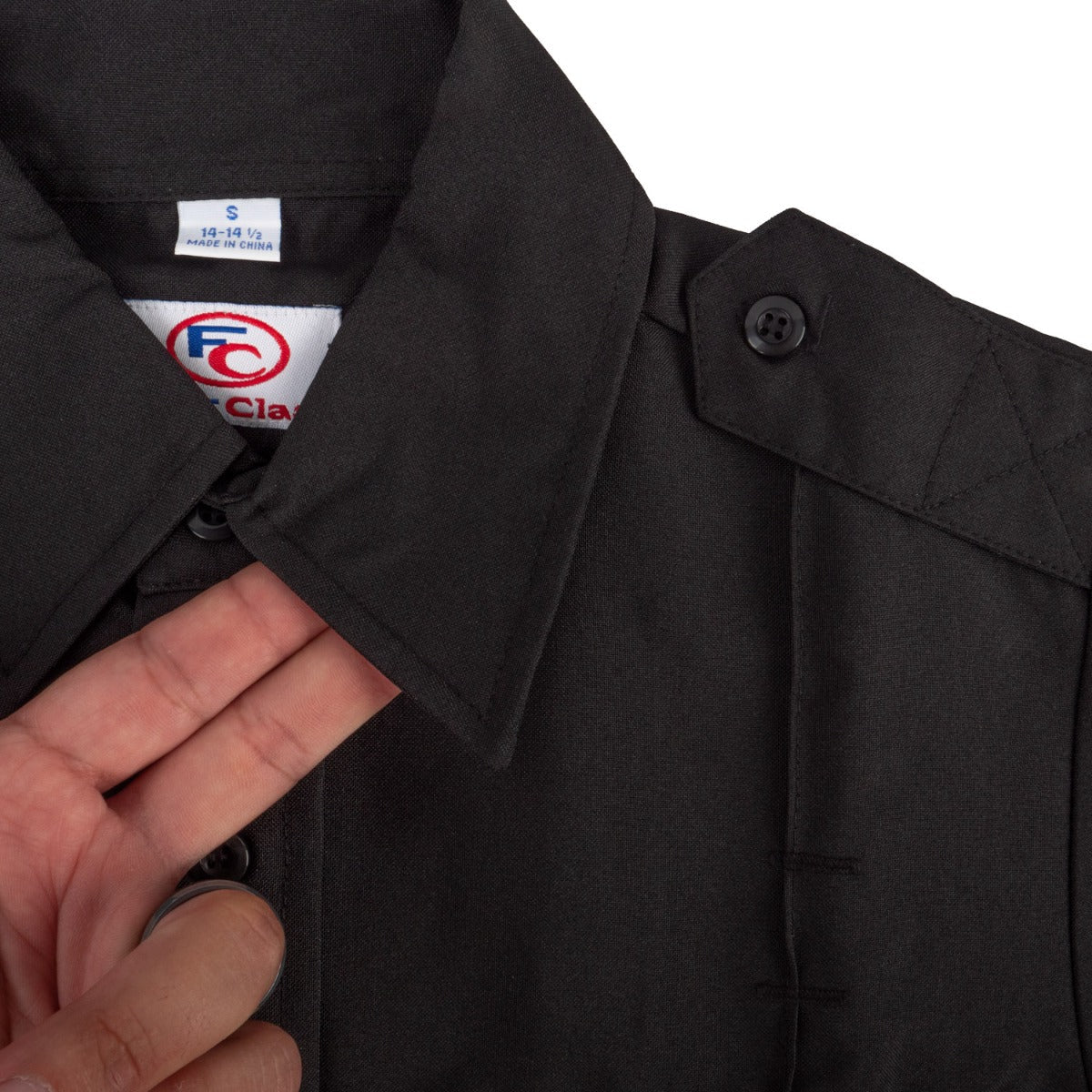 FIRST CLASS 100% POLYESTER LONG SLEEVE UNIFORM SHIRT
