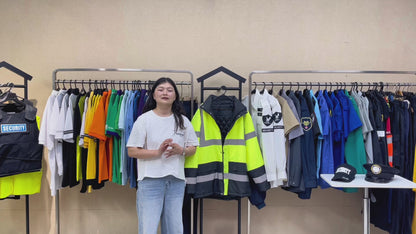 Professional reflective uniform security jacket