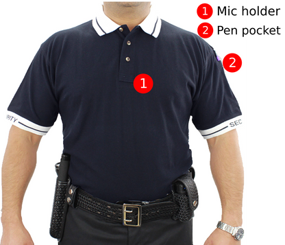 First Class Polycotton Security shortsleeve Polo Shirt