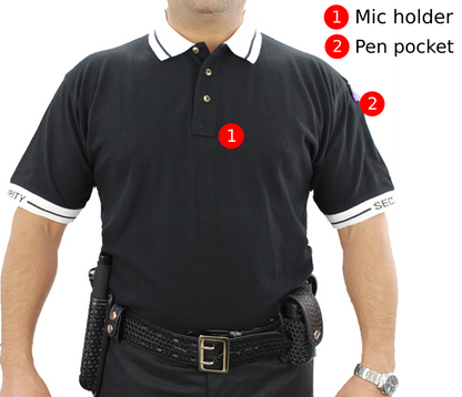 First Class Polycotton Security shortsleeve Polo Shirt