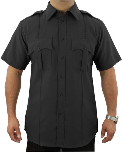 FIRST CLASS 100% POLYESTER SHORT SLEEVE UNIFORM SHIRT